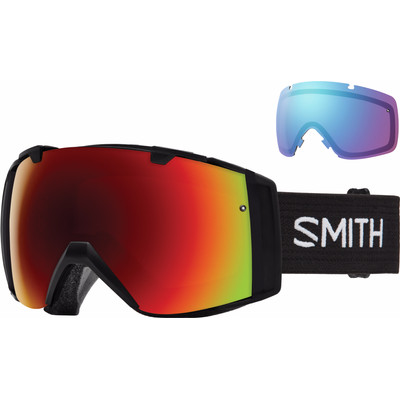 Image of Smith I/O Black + Red Sol X & Blue Sensor Lenzen