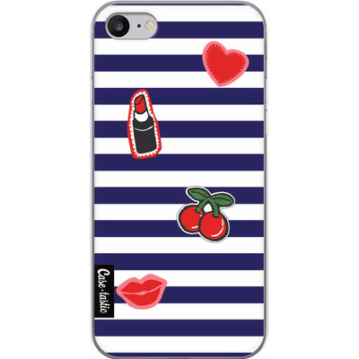 Image of Casetastic Softcover Apple iPhone 7 Navy Patches