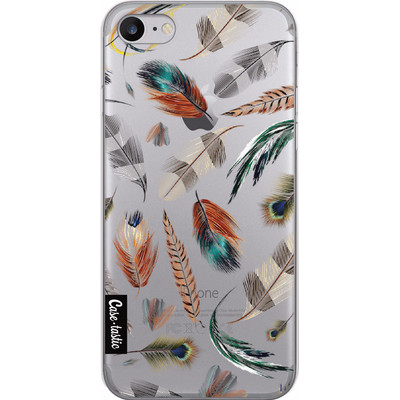 Image of Casetastic Softcover Apple iPhone 7 Feathers Multi