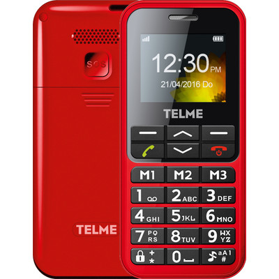 Image of Emporia Telme C151 senioren telefoon Rood