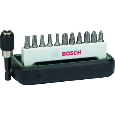 Image of Bitset 12-delig Bosch 2608255993 Kruiskop Phillips, Kruiskop Pozidriv, Torx