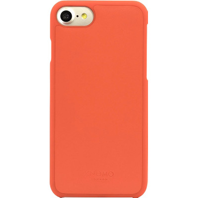Image of Knomo Leather Back Cover Apple iPhone 7 Oranje