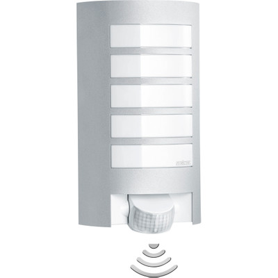 Image of Buitenwandlamp met bewegingsmelder E27 60 W Steinel L12 657918 Aluminium