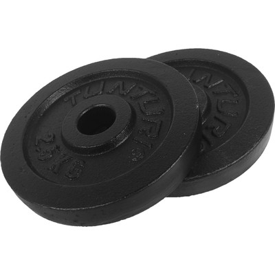 Image of Tunturi Plates 2x 2,5 kg Black