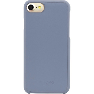 Image of Knomo Leather Back Cover Apple iPhone 7 Blauw