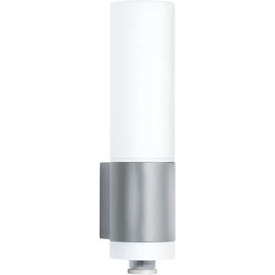Image of Buiten LED-wandlamp met bewegingsmelder Zilver, Wit 8.5 W Steinel L 265 LED 007898