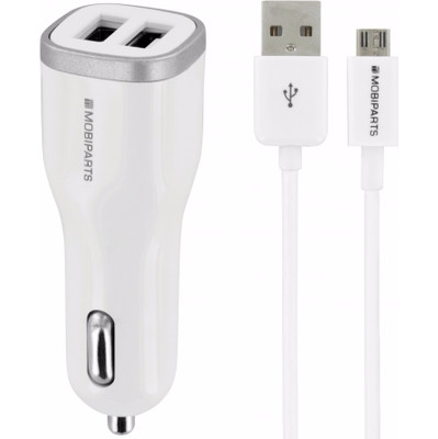 Image of Mobiparts Autolader Dual USB 4.8A Micro USB Wit