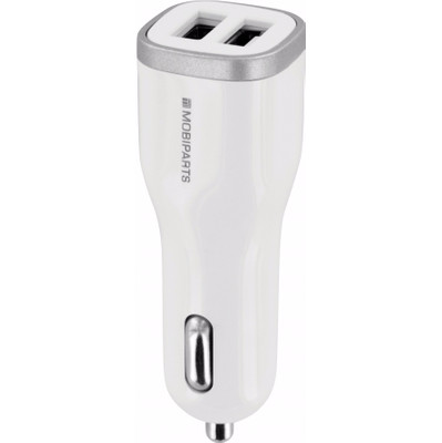 Image of Mobiparts Autolader Dual USB 4.8A Wit