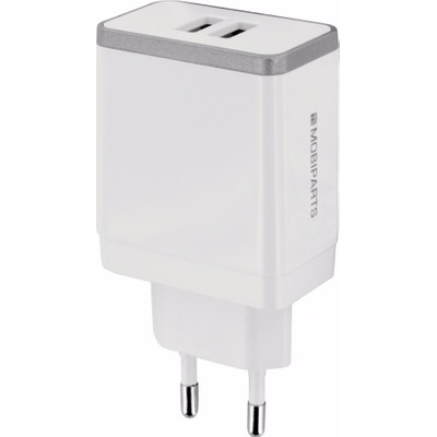 Image of Mobiparts Thuislader Dual USB 4.8A Wit