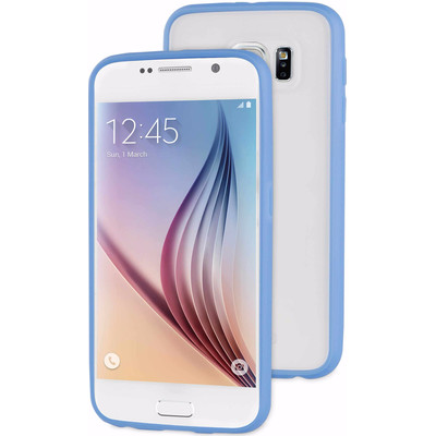 Image of Be Hello BeHello Samsung Galaxy S6 Duo Back Cover Blauw Anti Scratch