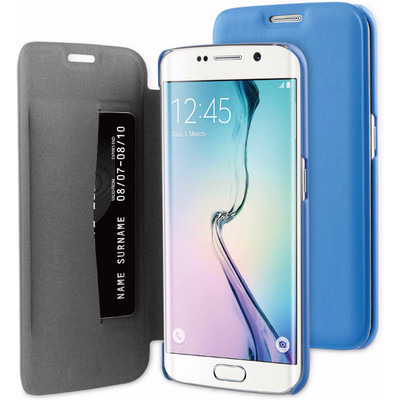 Image of Be Hello BeHello Samsung Galaxy S6 Edge Book Case Blauw
