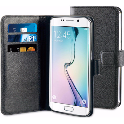 Image of Be Hello BeHello Samsung Galaxy S6 Edge Wallet Case Zwart