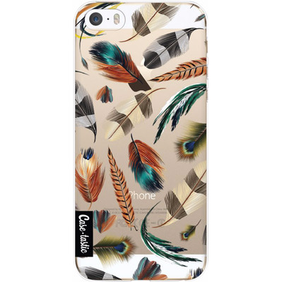 Image of Casetastic Softcover Apple iPhone 5/5S/SE Feathers Multi