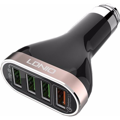 Image of LDNIO 4 USB Poorten Micro USB Zwart