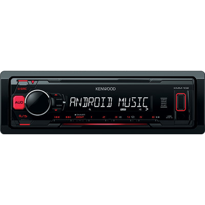 Image of Kenwood Autoradio enkel DIN 4 x 50 W USB, Audio, stereo (3.5 mm jackplug)