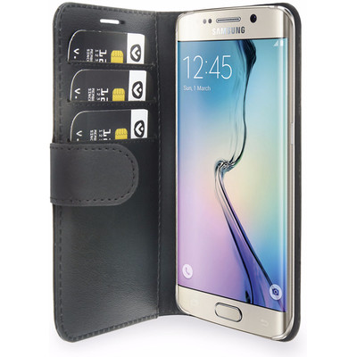 Image of Valenta Booklet Classic Luxe Samsung Galaxy S6 Edge Plus Zwart