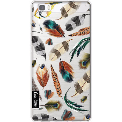 Image of Casetastic Softcover Huawei P8 Lite Feathers Multi
