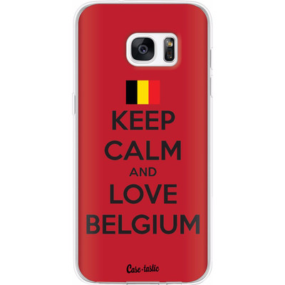 Image of Casetastic Softcover Samsung Galaxy S7 Edge Keep Calm and Love Belgi