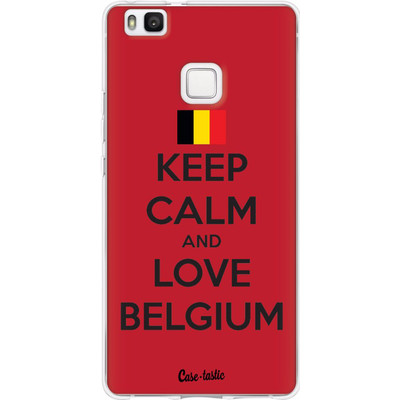 Image of Casetastic Softcover Huawei P9 Lite Keep Calm and Love Belgium