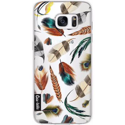 Image of Casetastic Softcover Samsung Galaxy S7 Edge Feathers Multi
