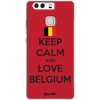 Image of Casetastic Softcover Huawei P9 Keep Calm and Love Belgium