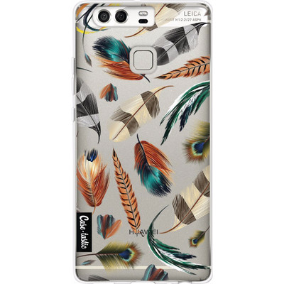 Image of Casetastic Softcover Huawei P9 Feathers Multi