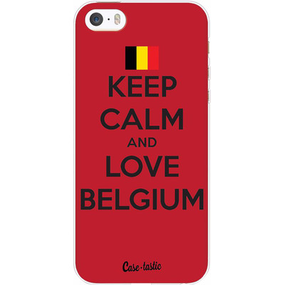 Image of Casetastic Softcover Apple iPhone 5/5S/SE Keep Calm and Love Belgium