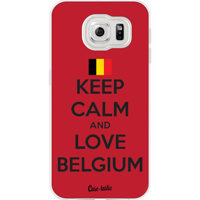 Image of Casetastic Softcover Samsung Galaxy S6 Keep Calm and Love Belgium