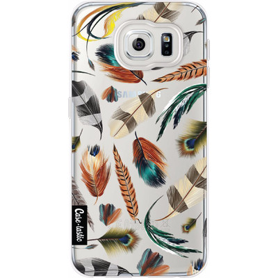Image of Casetastic Softcover Samsung Galaxy S6 Feathers Multi