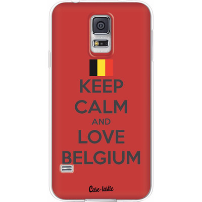 Image of Casetastic Softcover Samsung Galaxy S5 Keep Calm and Love Belgium