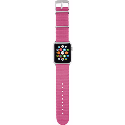 Image of Trust Apple Watch 42mm Polsband Nylon Pink