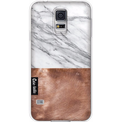 Image of Casetastic Softcover Samsung Galaxy S5 Marble Copper