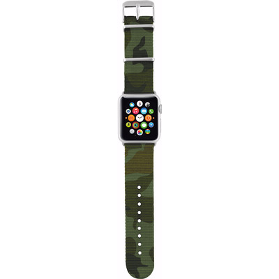 Image of Trust Apple Watch 42mm Polsband Nylon Camouflage