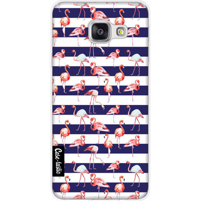 Image of Casetastic Softcover Samsung Galaxy A3 (2016) Navy Flamingo