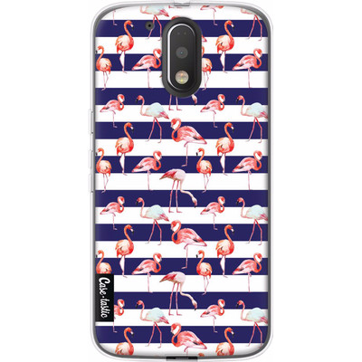 Image of Casetastic Softcover Motorola Moto G4/G4 Plus Navy Flamingo