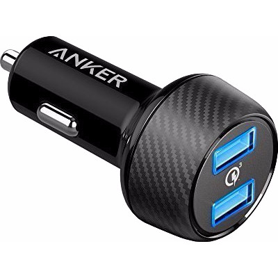 Image of Anker PowerDrive Quick Charge Autolader Zwart