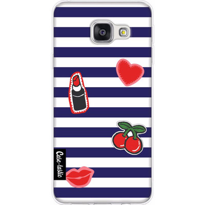 Image of Casetastic Softcover Samsung Galaxy A3 (2016) Navy Patches