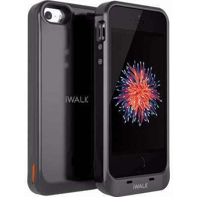 Image of iWalk Chameleon Apple iPhone 5/5S/SE Powercase Grijs