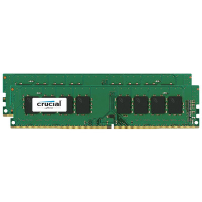 Image of Crucial 16GB Kit DDR4 2400 8GBx2 DIMM 288pin single ranked