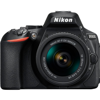 Image of Digitale spiegelreflexcamera Nikon Incl. AF-P 18-55 mm VR 24.2 Mpix Zwart WiFi, Full-HD video-opname