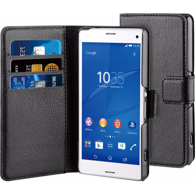 Image of BeHello Wallet Sony Xperia Z3 Compact Book Case Zwart
