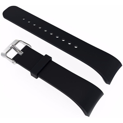 Image of Just in Case Silicone Samsung Gear Fit 2 Watchband Black