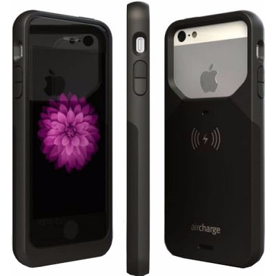 Image of Aircharge Wireless Charging Case Apple iPhone 5/5S/SE Zwart