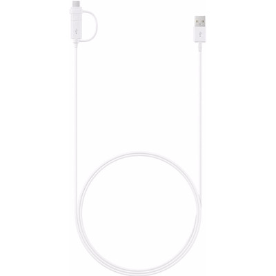 Image of Samsung 2-in-1 USB-C/Micro USB Kabel 1,5m Wit