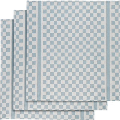 Image of De Witte Lietaer Groom Theedoeken 3 stuks Blauw