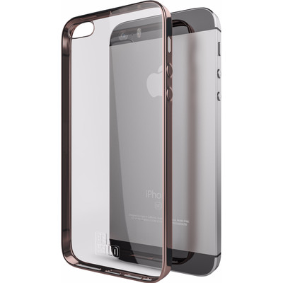 Image of BeHello Gel Case Chrome Edge Apple iPhone 5/5S/SE Rose Goud