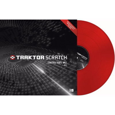 Image of Native Instruments Traktor Scratch Control Vinyl MK2 1x rood