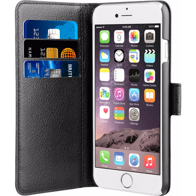 Image of BeHello Wallet Apple iPhone 6 Plus/6s Plus Book Case Zwart