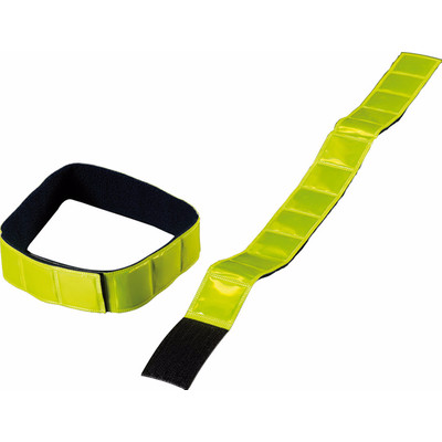 Image of Wowow Reflectie Arm/Beenband Jogging Geel