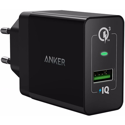 Image of Anker PowerPort+1 Adapter USB Quick Charge 3.0 Zwart